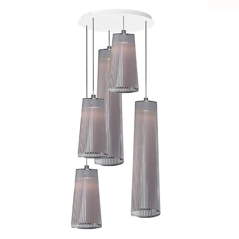 Mélange de lustre Solis, Argent, H 50 po x l 30 po x P 30 po