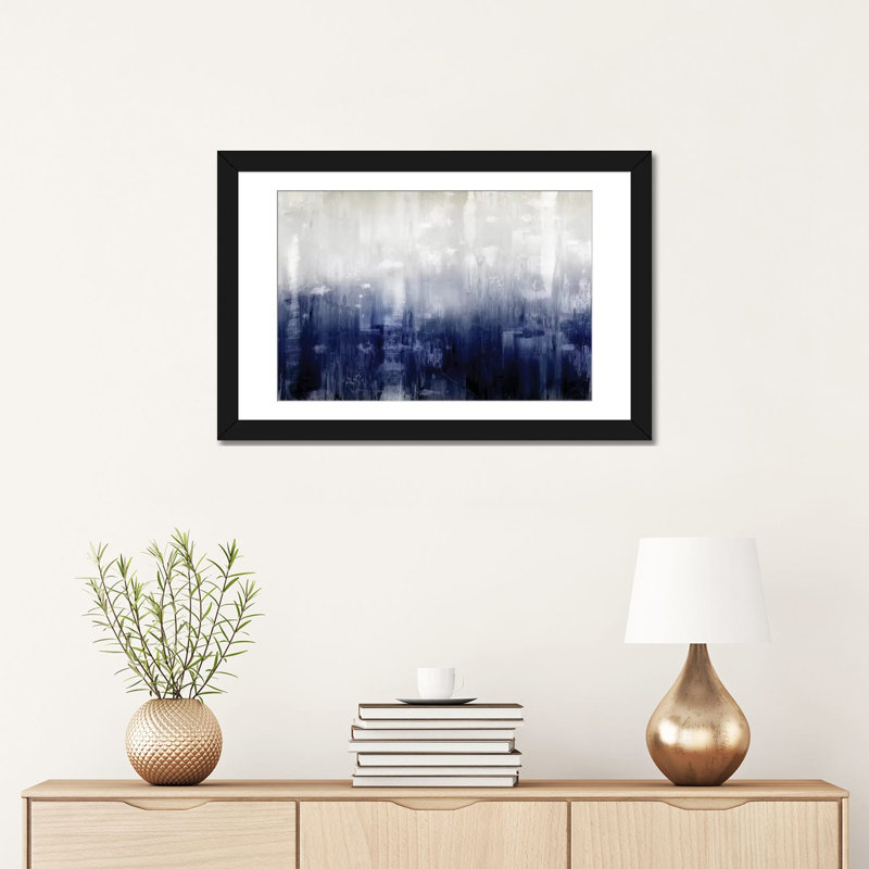 «Textural», impression sur toile, Papier d'art encadré noir, Blanc, H 16 po x l 24 po x P 1 po