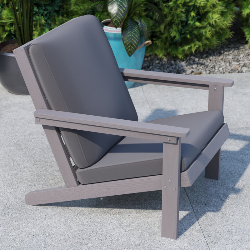 McEwensville Outdoor Lounge Chair, Gray, Gray