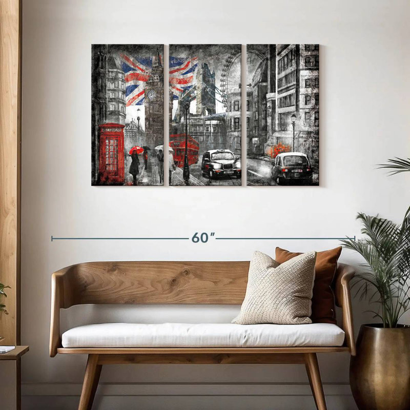 Rorry Rainy London Pop, 28" H x 45" W