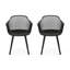 Chaise coquelicot (ensemble de 2)