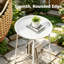Rectangle Outdoor Side Table - 50 cm W 40 cm D