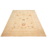 Arabelle One-of-a-Kind 12'1" X 15'3" New Age Wool Area Rug in Cream
