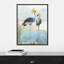 «Heron Jumelage» par Aimee Wilson - reproduction encadrée sur toile-86870146-86870147