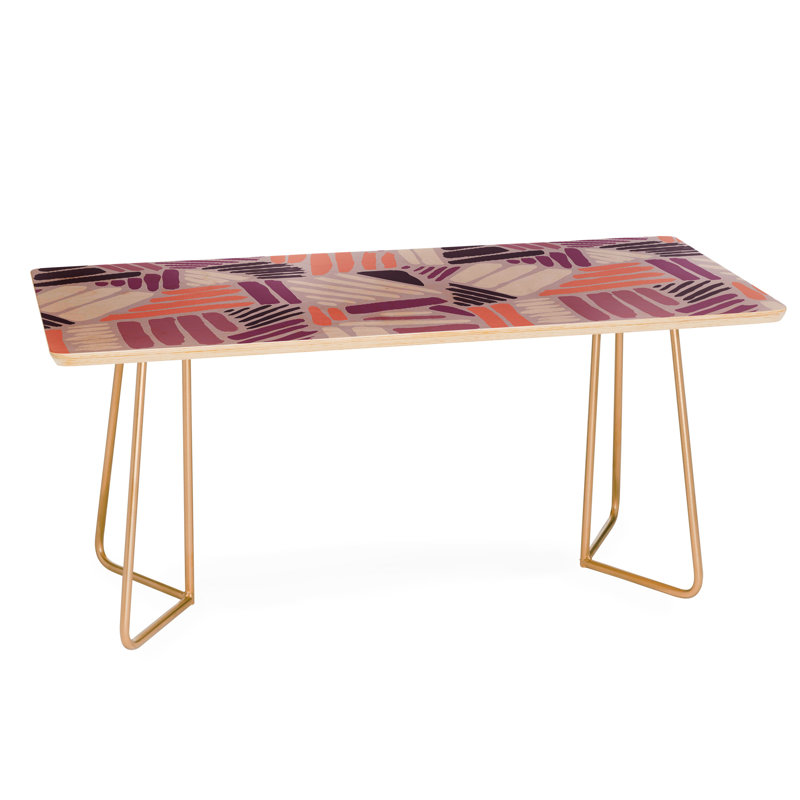 Table basse mareike boehmer strokes rose