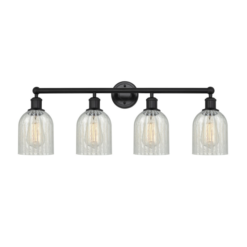 Reiko 4 - Light Dimmable Vanity Light, Matte Black, Mouchette