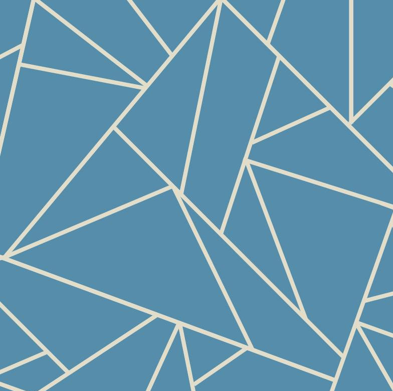 Origami Geometric Vinyl Wallpaper Roll by Jamie Graney, Niagra/Cream