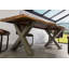Solid Wood Top Metal Base Dining Table-64125995-64125996-64126002