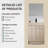 Allandra 24 " W Freestanding Standard Free Standing 1 Single Vanity Bathroom Vanity With Acrylic Top
