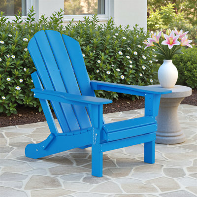 Shawnna HDPE Folding Adirondack Chair