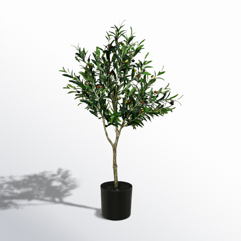 Faux Tree in Pot, 48" H x 20" W x 24" D