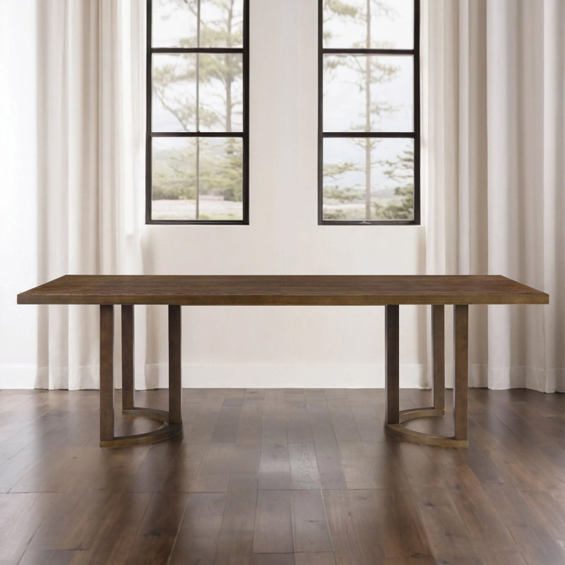 Table de salle à manger Harlan, Noyer, H 30 po x L 95 po x l 39 po