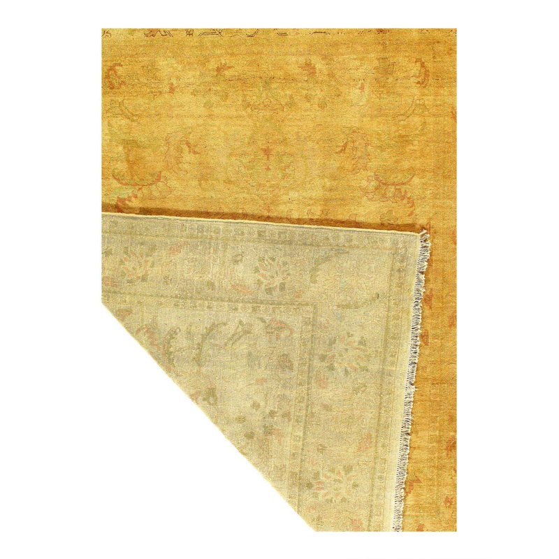 Oriental Area Rug in Gold