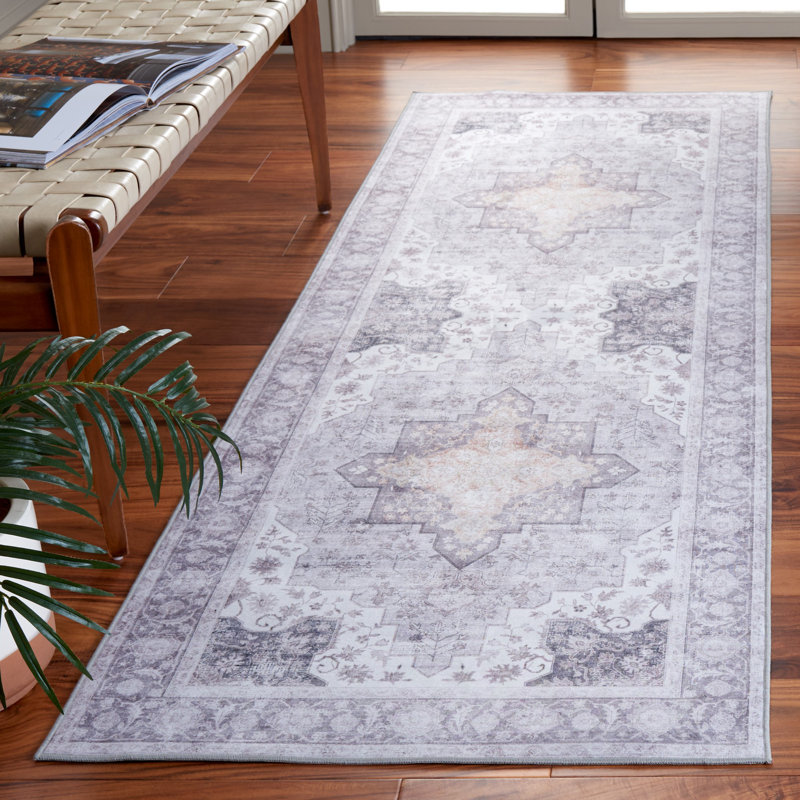 Maelina Performance Machine Washable Oriental Rug, Runner 2'6" x 8'