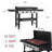 Royal Gourmet 34-Inch 4-Burner Propane Gas Griddle with Hood, Black & Silver