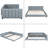 Vegan Leather Platform Bed-533748933