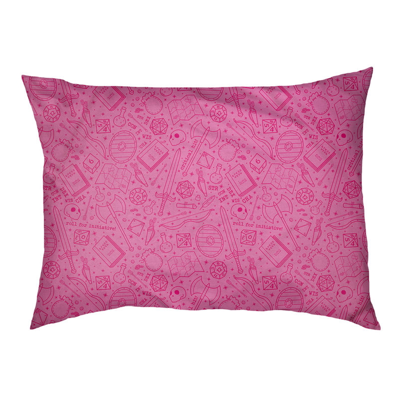 Coussin Byrge, Petit (l 29,5 po x P 19,5 po x H 9,5 po), Rose
