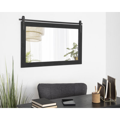 Dayanah Modern Farmhouse Distressed Accent Mirror
