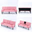 Canapé-lit convertible l 67 po - Similicuir rose - Porte-gobelet intégré - Multifonctionnel-1670093236