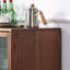 Buffet simple rétro en bois massif-946943704