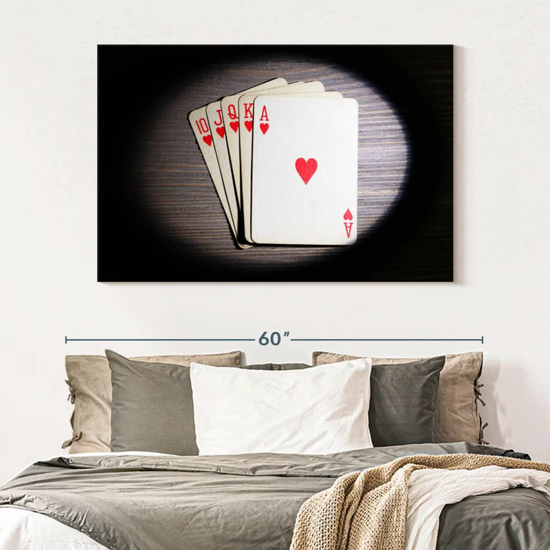 'Poker Flush, 34" H x 51" W