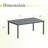 Rectangular Outdoor Patio Dining Table-2120529938