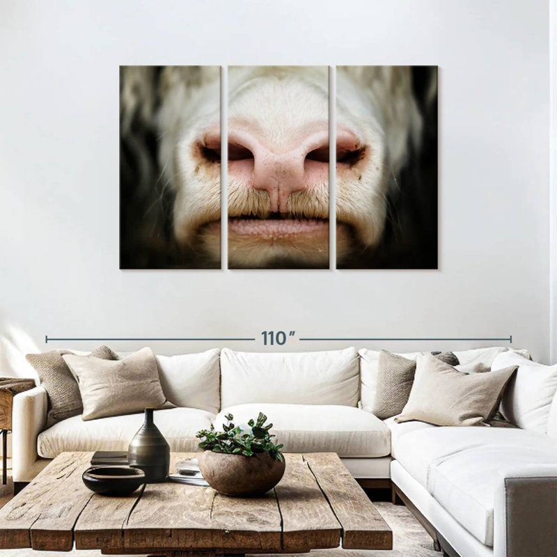 Brampt Cow Muzzle, 48" H x 74" W