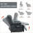 Chenille Power Lift Recliner Chair with 8-Point Vibration Massage and Lumbar Heating-106862020