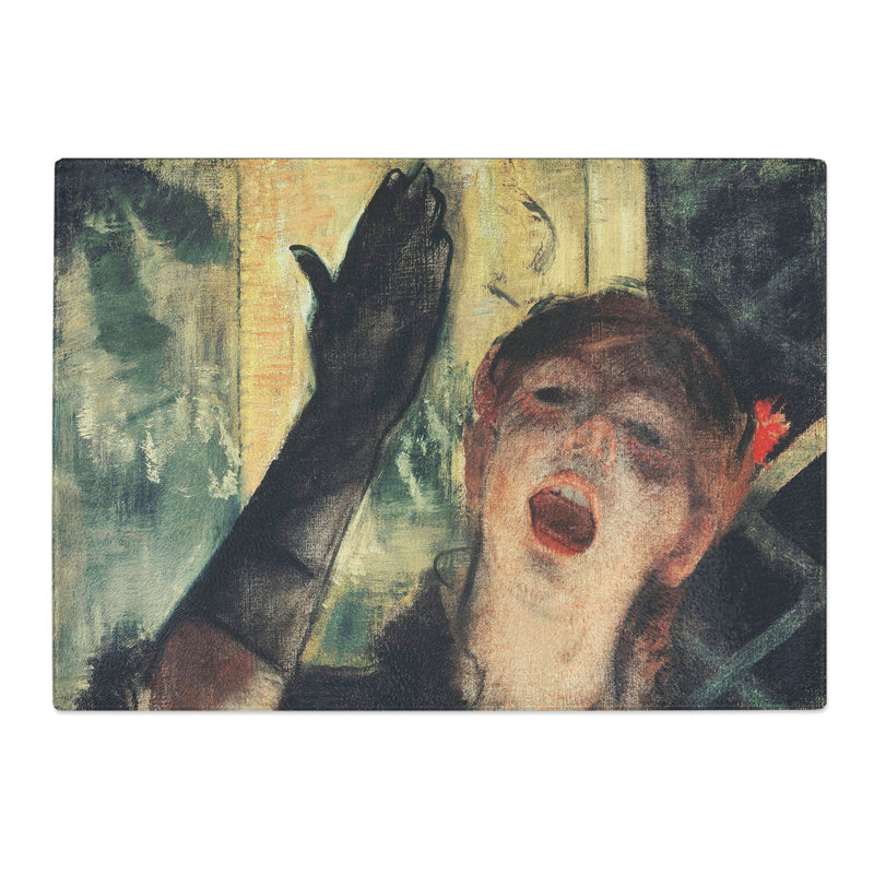 Cafe Singer by Edgar Degas Chopping Board, 0.4cm H x 20cm W x 28.5cm L