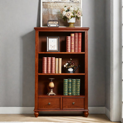 Simple Classic Ash Wood All Solid Wood Bookcase