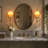 Dimmable Armed Wall Sconce