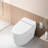 Smart Toilet Bidet Combo With Foot Sensor Open Cover/Seat, Self-Cleaning Nozzle, Heated Seat, Night Light, Knob Control, Power Outage Flushing, Soft Close, Auto Flush, With Remote Control