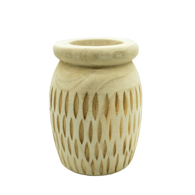 Gudelia Wood Table Vase