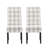 Olin Contemporary Upholstered Fabric Dining Chairs with T-Stitch Detailing and Wooden Legs-2024521216