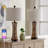 26.5'' Wicker Traditional Table Lamp With Usb