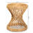 Rattan Knotts Pedestal End Table