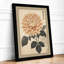 Chrysanthemum Study Japandi - Framed Print-109229565-109229567