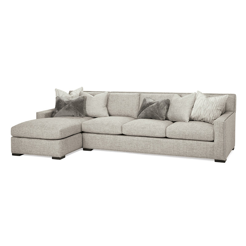 Charles Sectional, Friendly Graphite, Ebony
