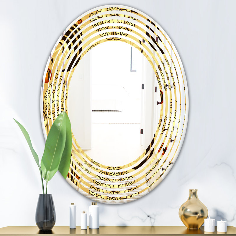Miroir mural Wave, H 31,5 po x l 23,7 po