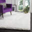 Tapis blanc à poils longs touffeté à la main Gilcrease-1261709180