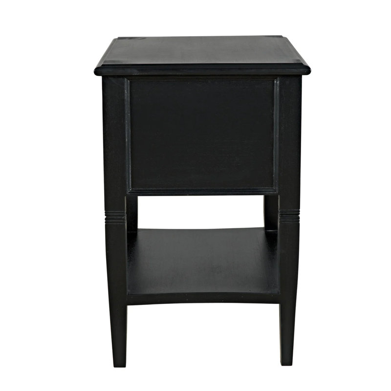 Oxford End Table, Hand Rubbed Black