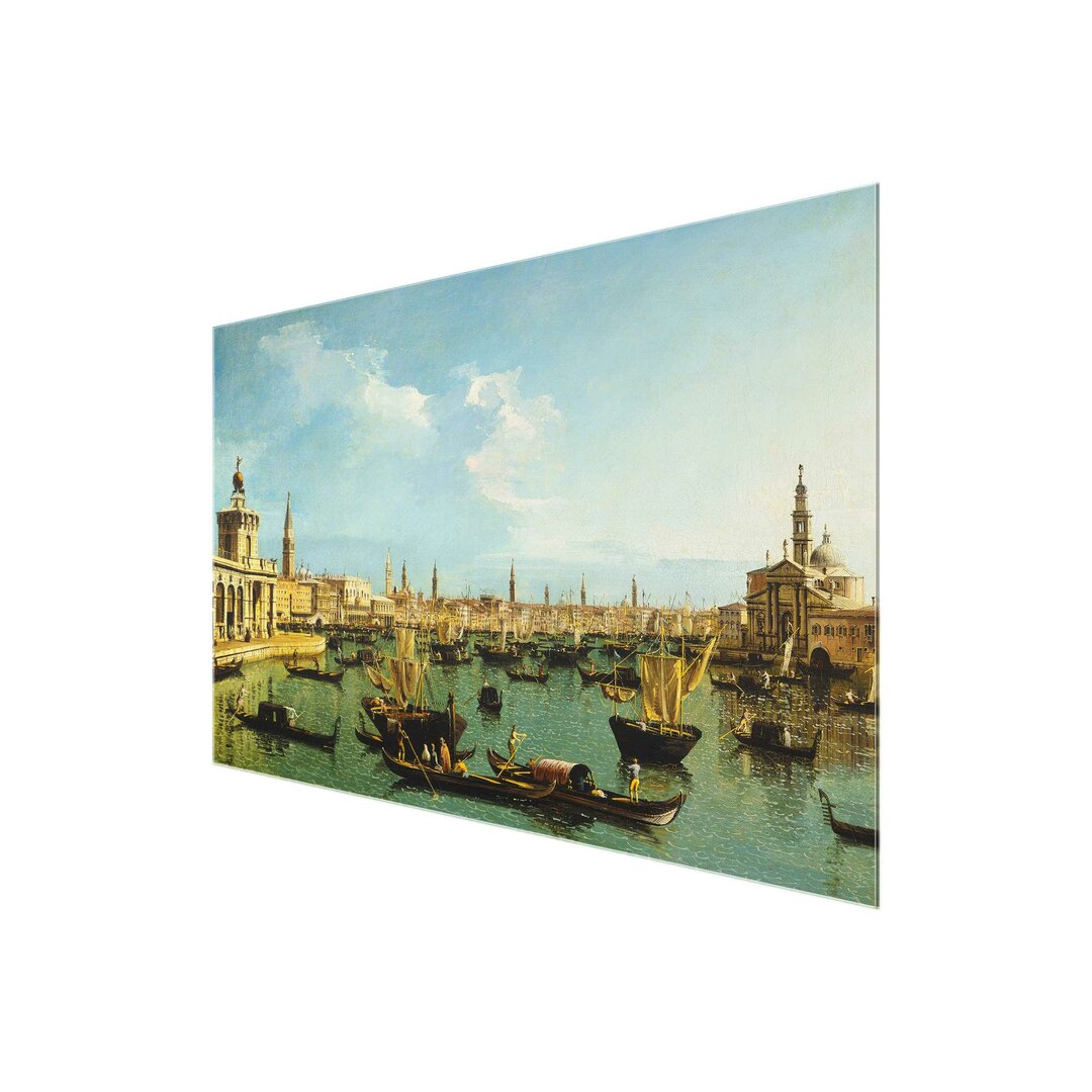 Glasbild Bacino Di San Marco, Venedig von Bernardo Bellotto