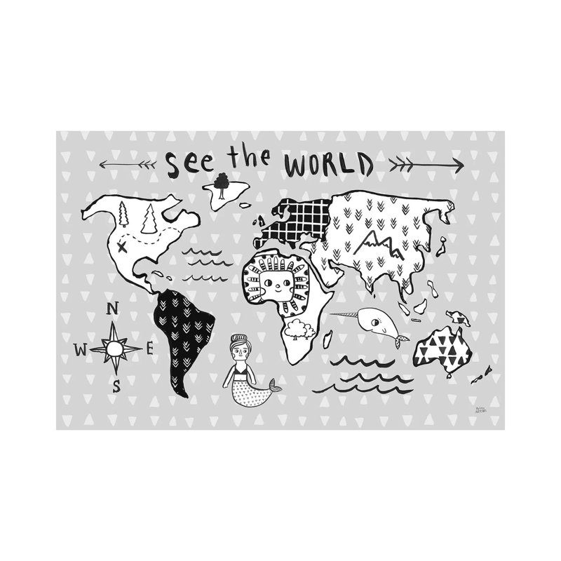Scandy Baby I by Melissa Averinos - Wrapped Canvas Print, 20.32 cm H x 30.48 cm W