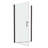 Universal Pivot Shower Door,Open Outside,With 1/4" Tempered Glass-112517982