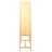 Woven Cane and Wood Cabinet with Doors and Drawers