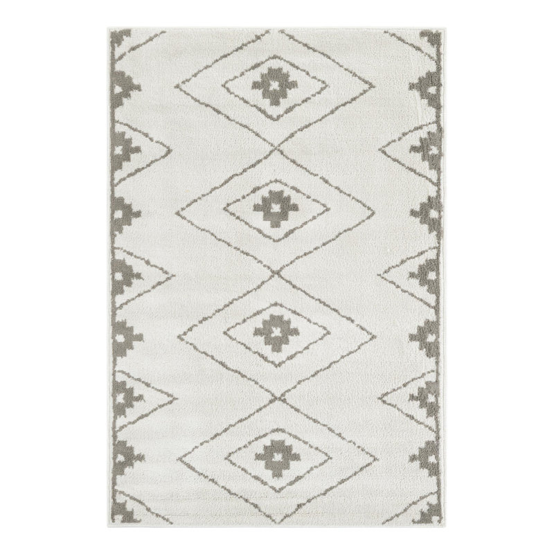 Latitude Run® Vefsna Nikolis Rug Ivory, Rectangle 4'1" x 6'1"