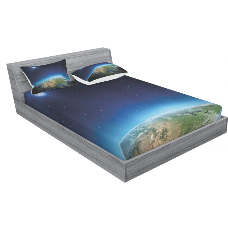 Microfiber Sheet Set, Full/Double Sheet Set+Fitted Sheet + 2 Pillowcases