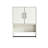 Wall Mounted Bathroom Cabinet With Towel Bar, White Storage Cabinet-4001638