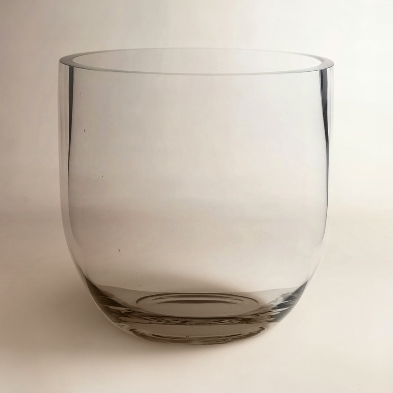 Josephine Handmade Glass Planter, 8" H x 8" W x 8" D