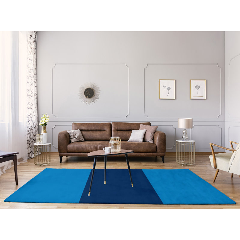 Tapis à rayures en polyester la puissance "la puissance", Rectangle 9 pi x 12 pi